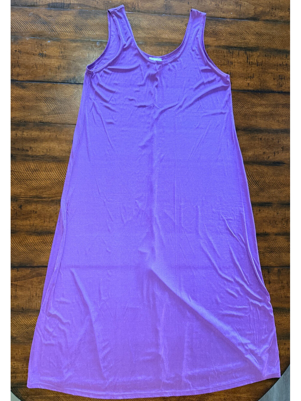 Vintage Y2K Jostar Purple Tank Maxi Dress Women's Size XL - Made in USA